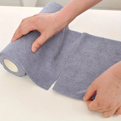 DIVERSE DEPOT™ - Reusable Microfiber Cleaning Cloth Roll