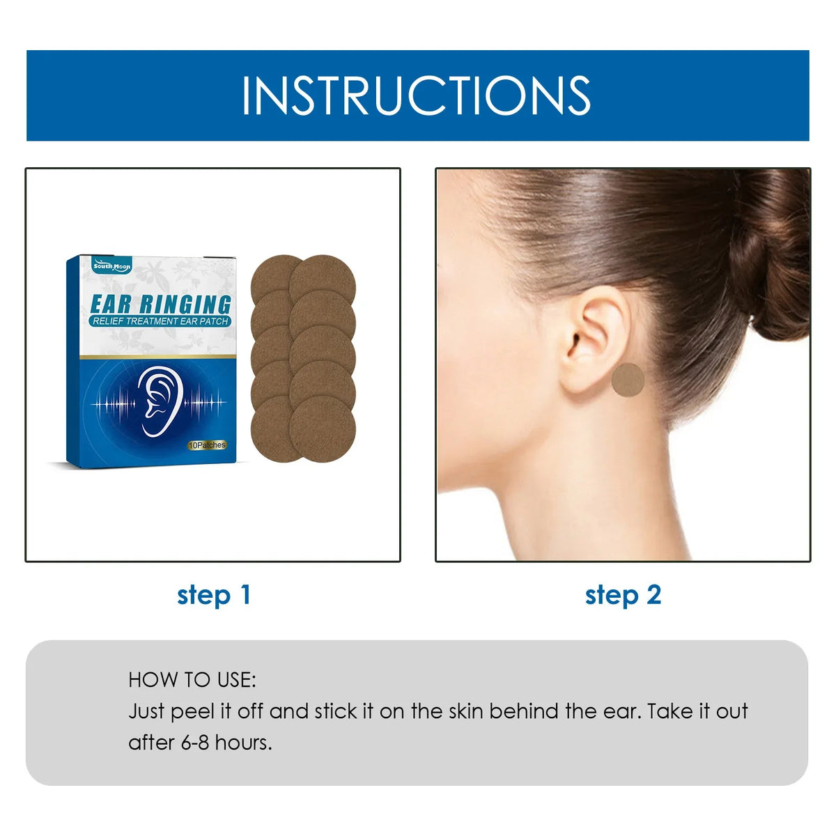 Ear Comfort Relief Patches – Support Daily Ear Wellness For Ear Ringing