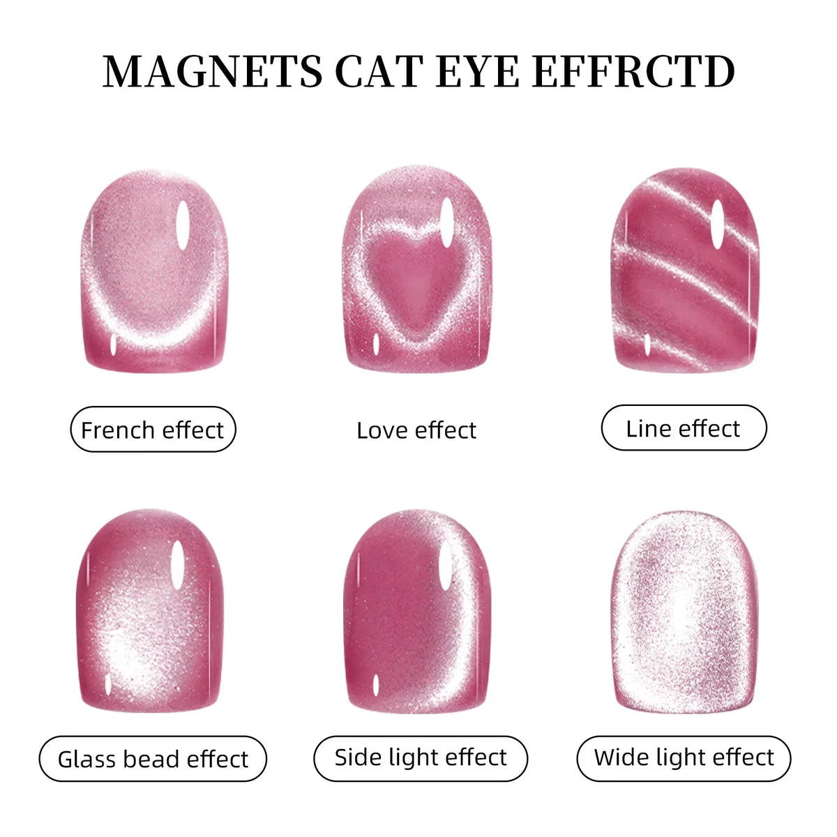 DIVERSE DEPOT™ - 3-in-1 Love Heart Nail Magnet