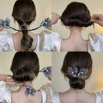 DIVERSE DEPOT™ - Elegant Crystal Butterfly Hair Band