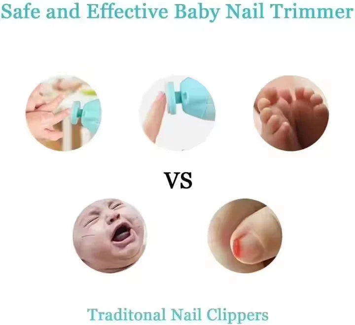 DIVERSE DEPOT™ - Electric Baby Safe Nail Trimmer | Imported Quality