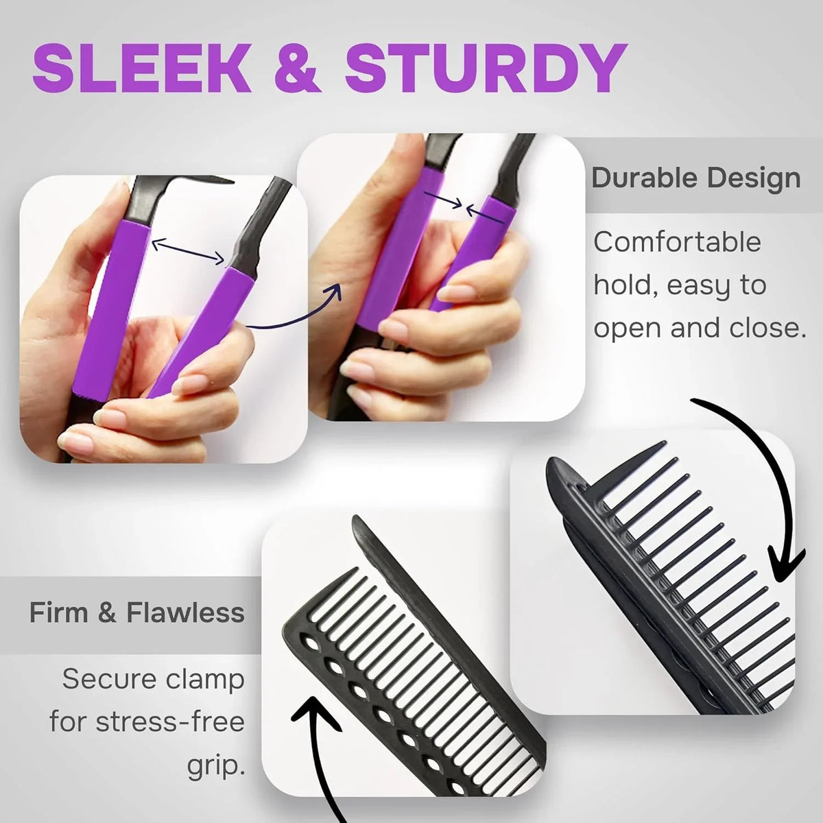 DIVERSE DEPOT™ - V Shape Hair Straightening Comb
