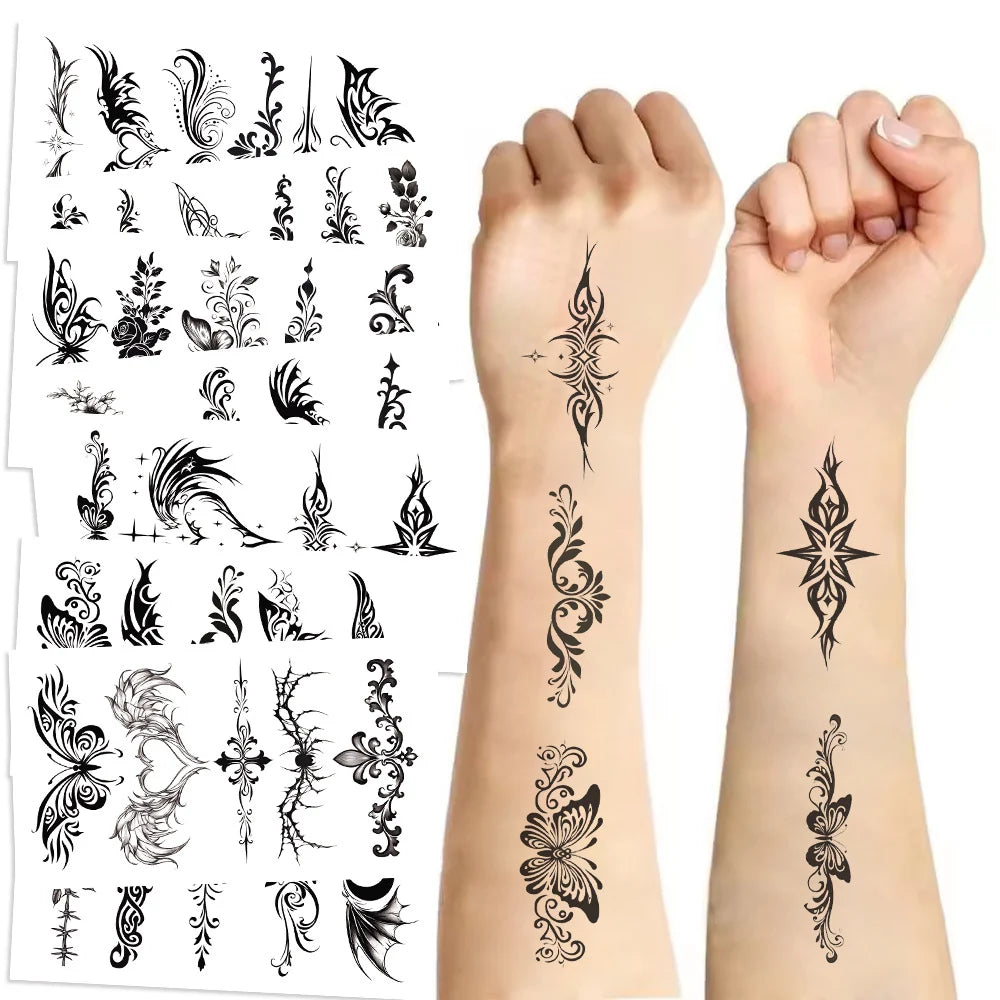 DIVERSE DEPOT™ Easy Apply Fashion Body Art Stickers