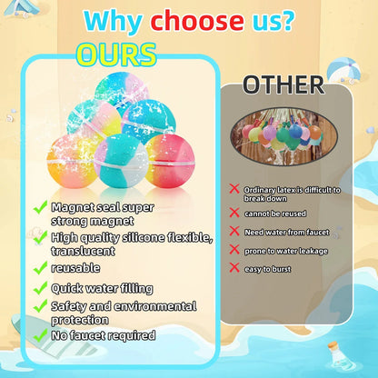 DIVERSE DEPOT™ - Reusable Splash Water Balloons