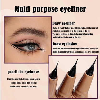 DIVERSE DEPOT™ - Ultra Fine Waterproof Liquid Eyeliner Pen