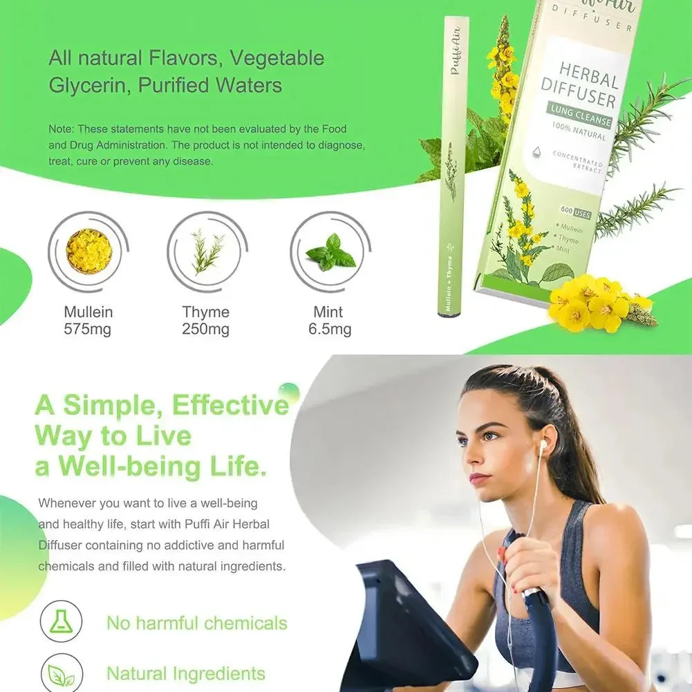 Herbal Breathing Relief Stick (Natural & Safe)