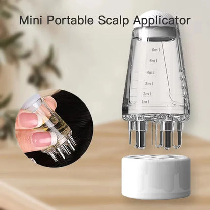 DIVERSE DEPOT™ - Hair Oil Applicator Scalp Massager Bottle