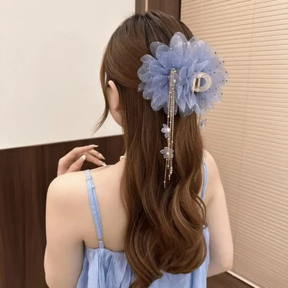 DIVERSE DEPOT™ - Premium Stylish Flower Hair Clip | Imported Quality