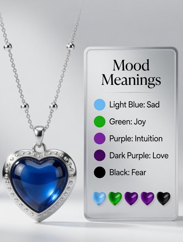 DIVERSE DEPOT™ - Mood Changing Heart Necklace