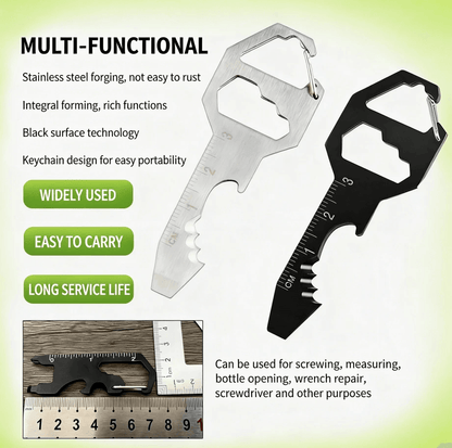 DIVERSE DEPOT™ - 6 In 1 Multi Tool Keychain Opener