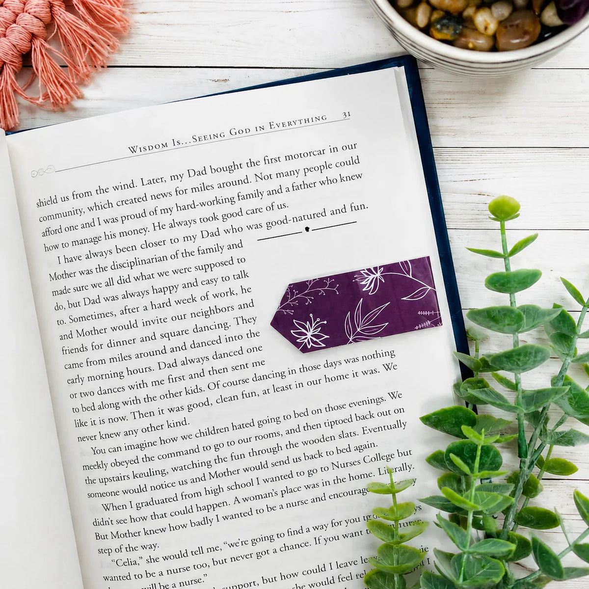 Aesthetic Magnetic Reading Bookmark Set