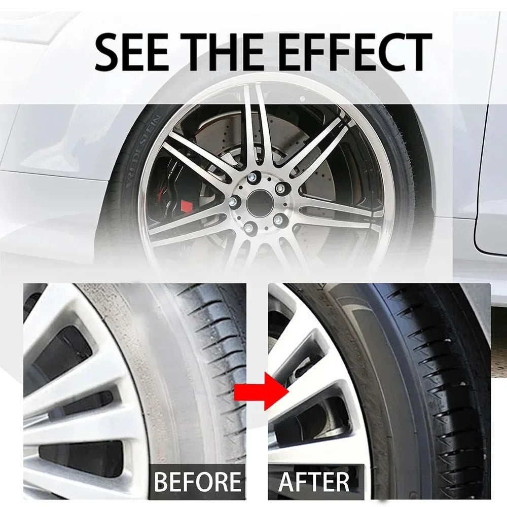 DIVERSE DEPOT™ - Black Tire Shine Polishing Wax