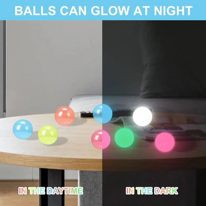DIVERSE DEPOT™ - Glow Sticky Wall Ceiling Ball Toy (Copy)