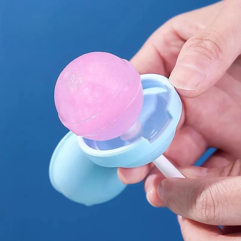 DIVERSE DEPOT™ - Silicone Lollipop Ice Cream Maker Mould