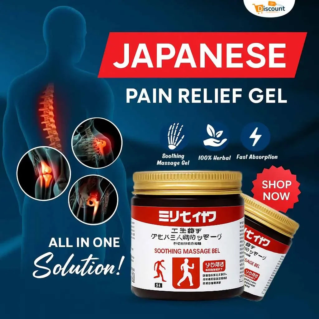 DIVERSE DEPOT™ - Japanese Instant Pain Relief Soothing Massage Gel | Imported Quality