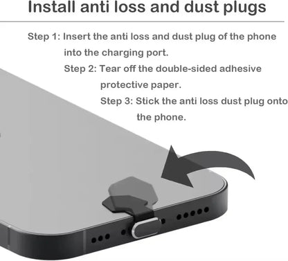DIVERSE DEPOT™ - Phone Charging Port Dust Protector