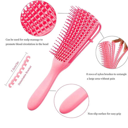 DIVERSE DEPOT™ - Anti-Frizz & Anti Curl Smooth Styling Brush | Imported Quality