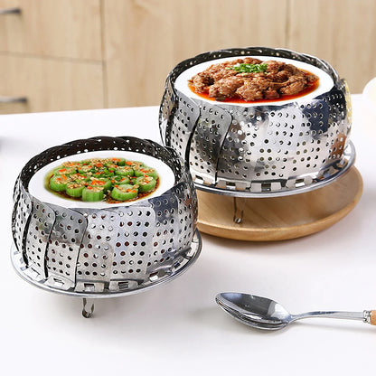 DIVERSE DEPOT™ - Stainless Steel Expandable Steamer Basket