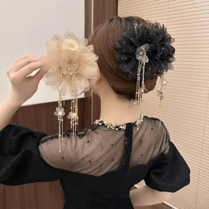 DIVERSE DEPOT™ - Premium Stylish Flower Hair Clip | Imported Quality