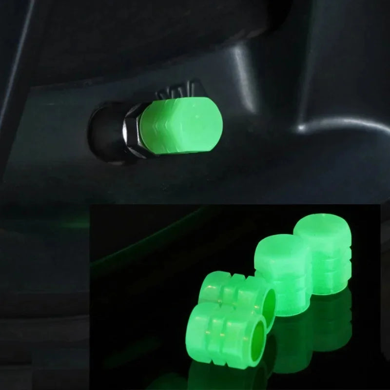 DIVERSE DEPOT™ - Night Glow Tire Valve Caps