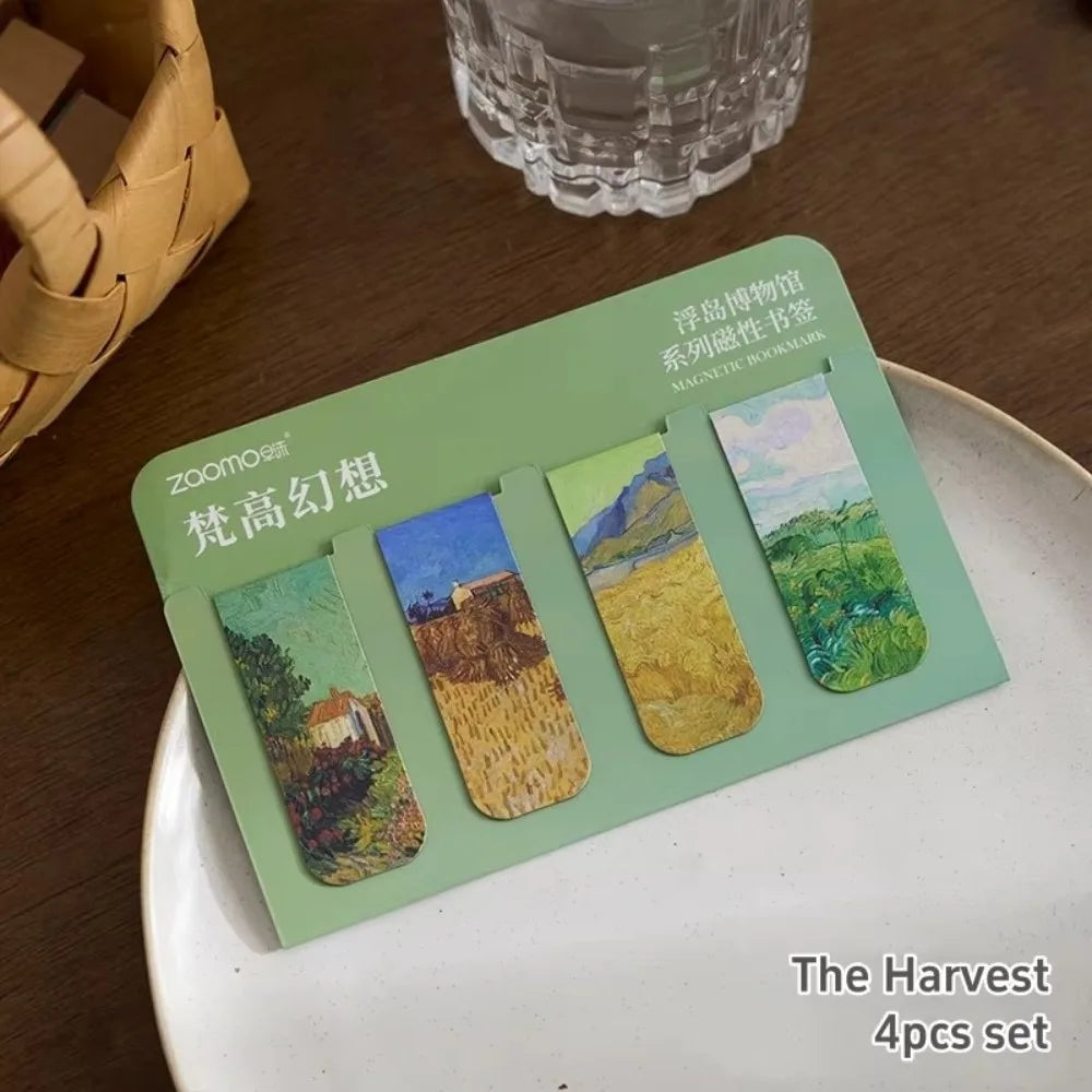 Aesthetic Magnetic Reading Bookmark Set