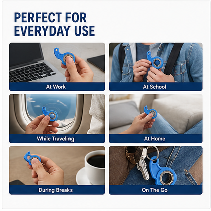 DIVERSE DEPOT™ - Keychain Stress Relief Spinner