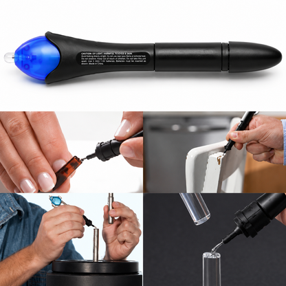 DIVERSE DEPOT™ - UV Liquid Plastic Repair Glue Pen
