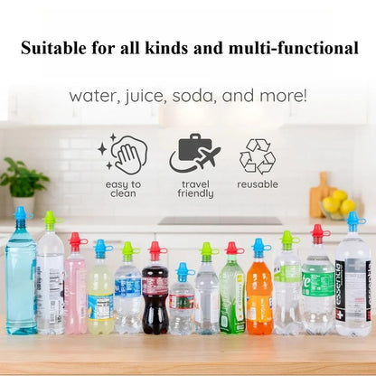 DIVERSE DEPOT™ - Silicone Kids Bottle Spout Caps