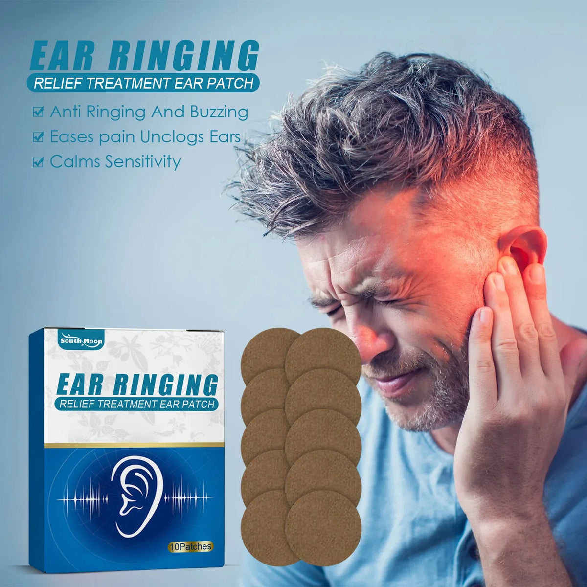 Ear Comfort Relief Patches – Support Daily Ear Wellness For Ear Ringing