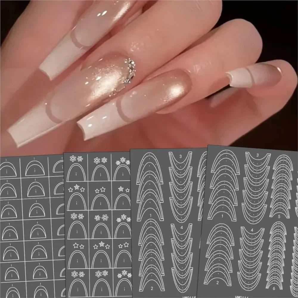 DIVERSE DEPOT™ - Luxury Nail Art Hollow Stickers