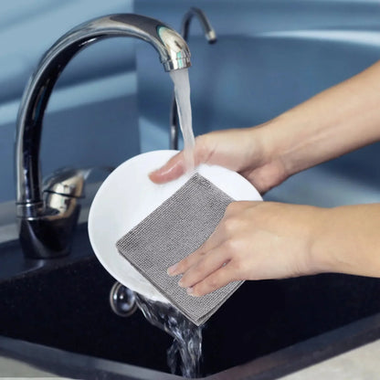 DIVERSE DEPOT™ - Reusable Microfiber Cleaning Cloth Roll