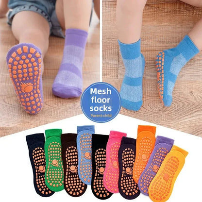 DIVERSE DEPOT™ - Kids Anti Slip Floor Socks Safe Grip