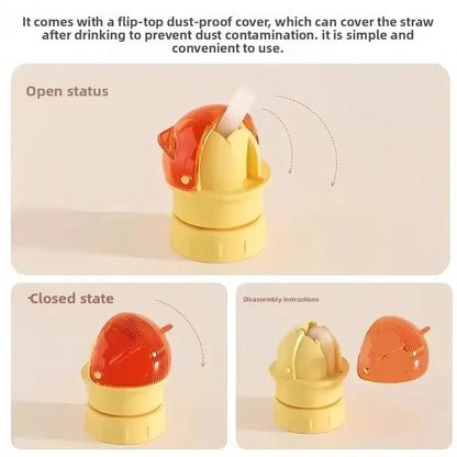 DIVERSE DEPOT™ - Safe Kids Bottle Straw Spill Proof Cap