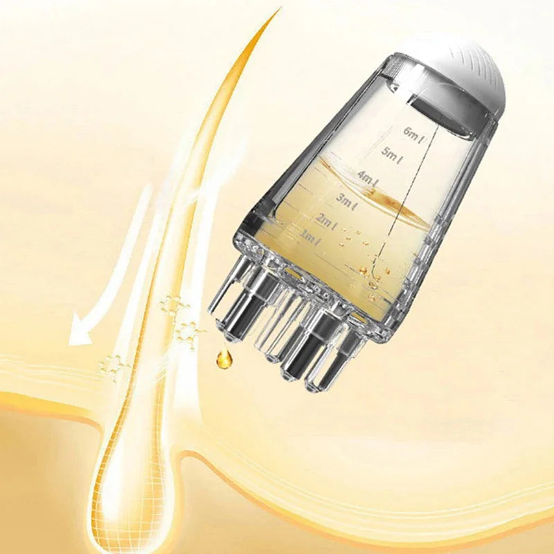 DIVERSE DEPOT™ - Hair Oil Applicator Scalp Massager Bottle