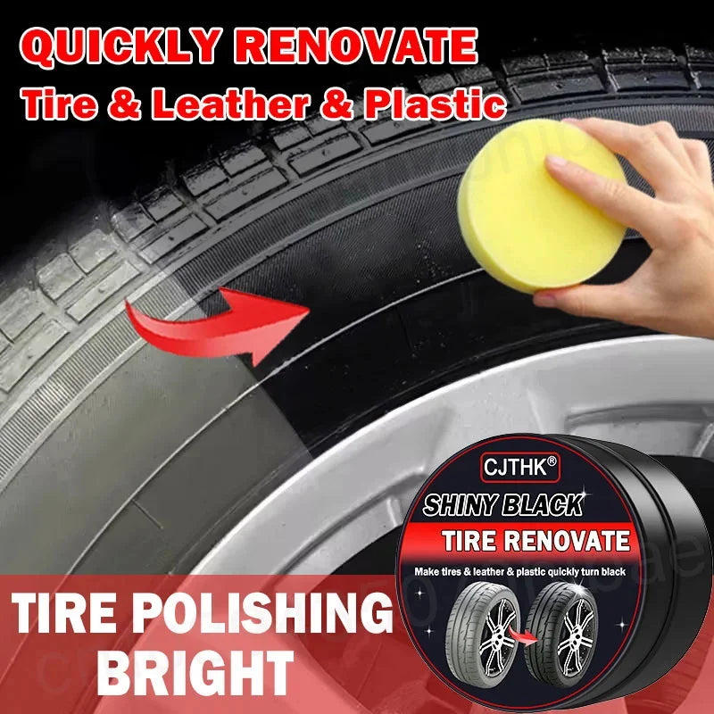 DIVERSE DEPOT™ - Black Tire Shine Polishing Wax