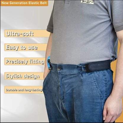 DIVERSE DEPOT™ - Elastic No Buckle Waist Belt for Jeans