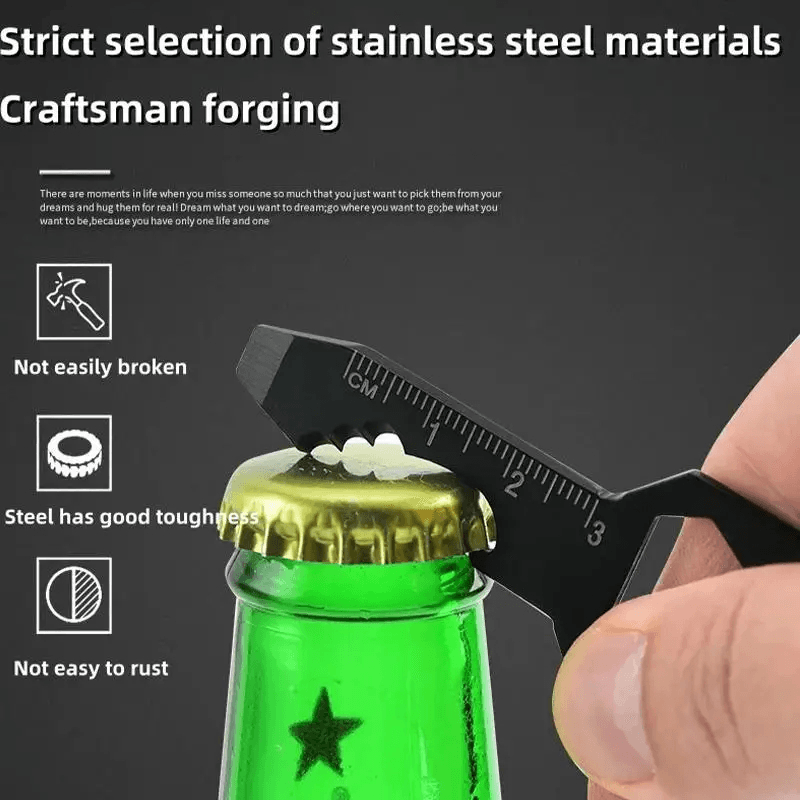 DIVERSE DEPOT™ - 6 In 1 Multi Tool Keychain Opener