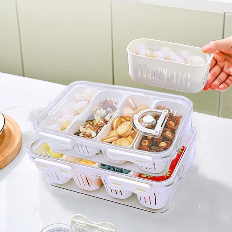 DIVERSE DEPOT™ - Fresh Portable Snack & Veggie Storage Box |
