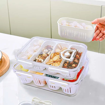 DIVERSE DEPOT™ - Fresh Portable Snack & Veggie Storage Box |
