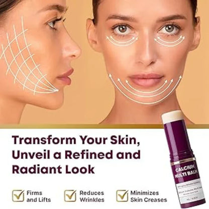 Calcium & Collagen Balm Stick | Smooth Wrinkles, Hydrate & Firm Skin