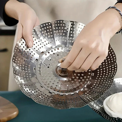 DIVERSE DEPOT™ - Stainless Steel Expandable Steamer Basket