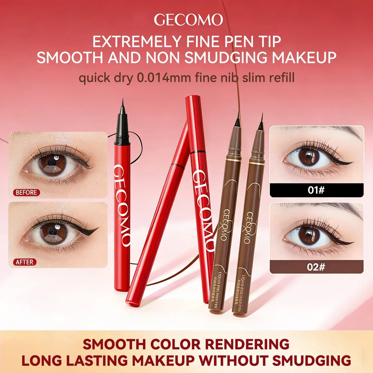 DIVERSE DEPOT™ - Ultra Fine Waterproof Liquid Eyeliner Pen