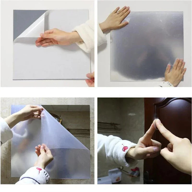 DIVERSE DEPOT™ - Safe Bendable Unbreakable Wall Mirror