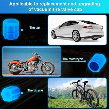 DIVERSE DEPOT™ - Night Glow Tire Valve Caps
