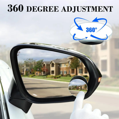 DIVERSE DEPOT™ - 360° Car Blind Spot Mirror | Imported Quality