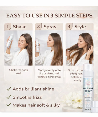 DIVERSE DEPOT™ - Instant Shine Hair Finishing Spray | Imported Quality