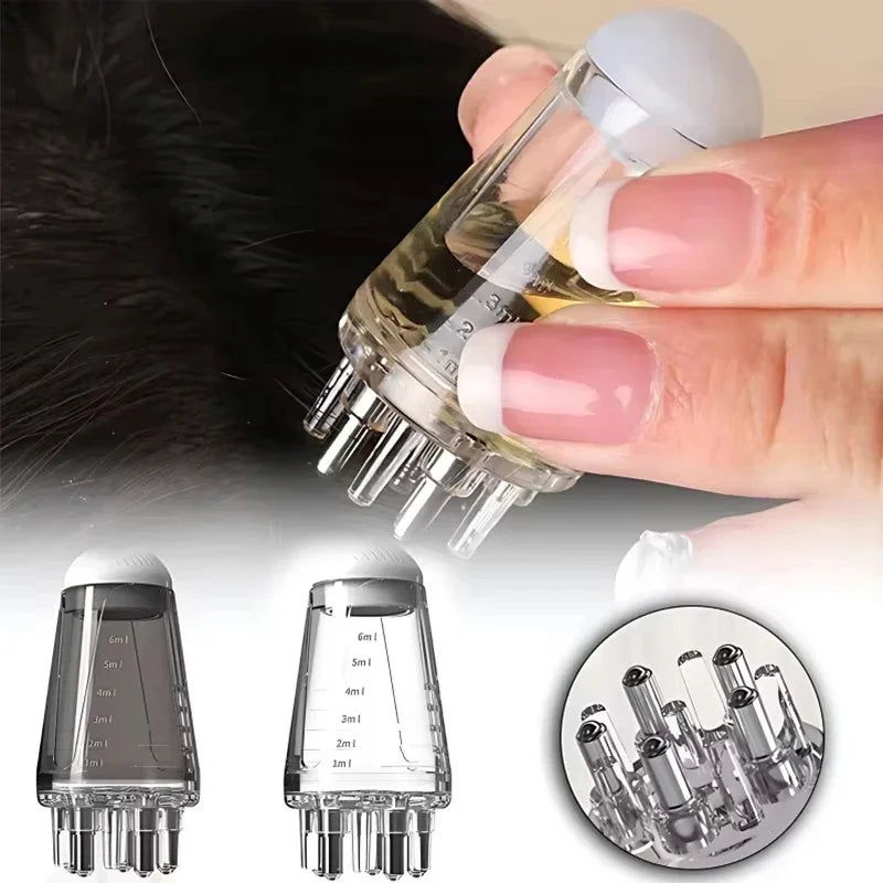 DIVERSE DEPOT™ - Hair Oil Applicator Scalp Massager Bottle