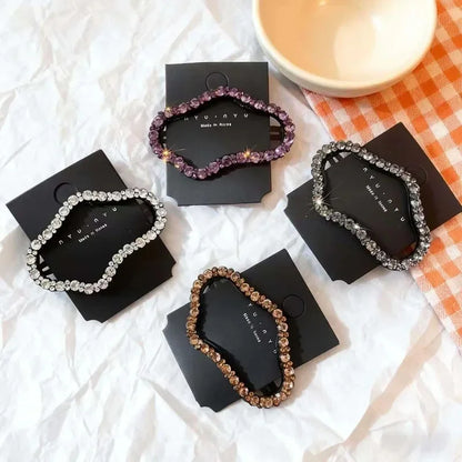DIVERSE DEPOT™ - Rhinestone Hair Clip Stylish Bun Holder