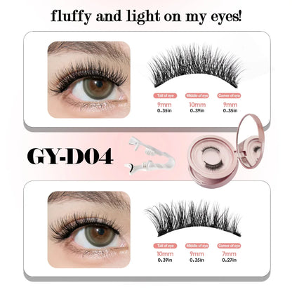 DIVERSE DEPOT™ Instant Glam Magnetic Eyelashes