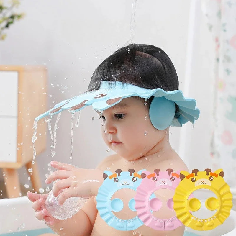 DIVERSE DEPOT™ - Soft Baby Bath Shield Cap | Imported Quality